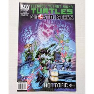 Teenage Mutant Ninja Turtles x Ghostbuster Comic #1 Hot Topic Exclusive IDW 2014